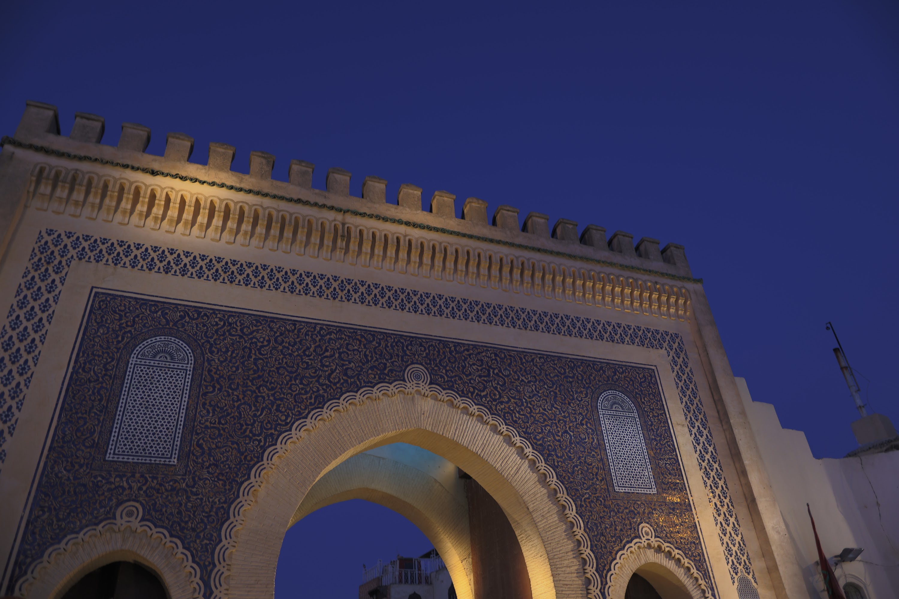 Bab el-Khemis Gate at Dusk