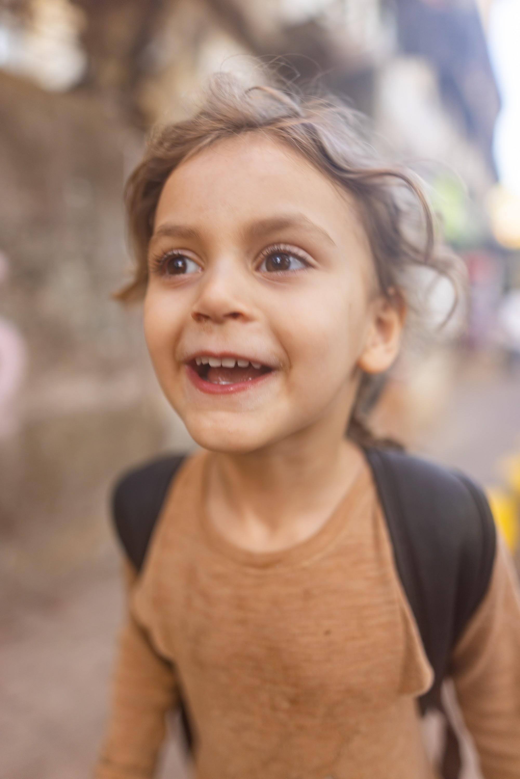 Smiling Child Outdoors