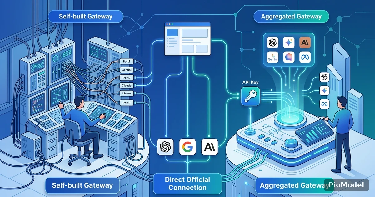 AI API 接入方式对比:自建中转、官方直连与聚合网关怎么选