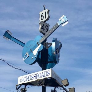 The famous intersection of Highway 61 and Highway 49