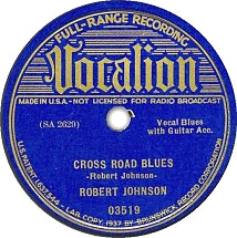 Crossroad Blues Vocalion record by Robert Johnson