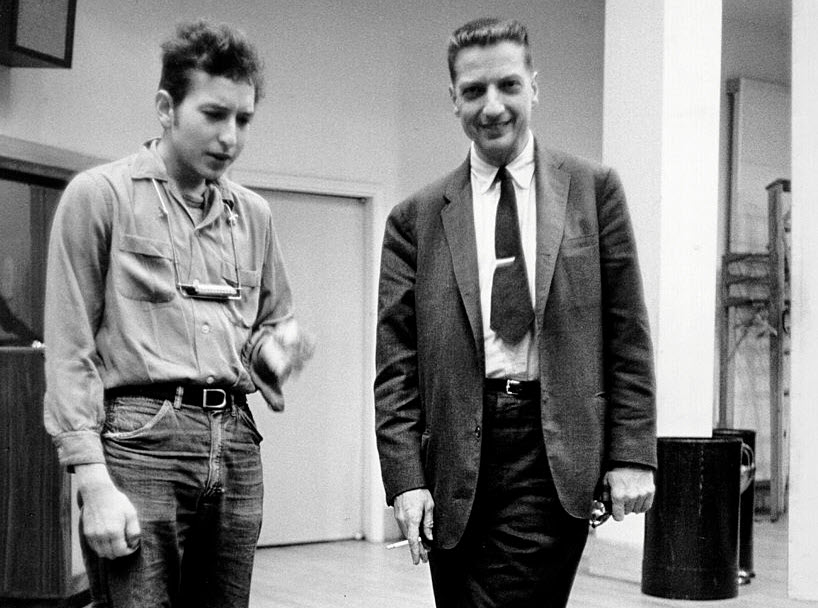 Bob Dylan early with John Hammond Sr.