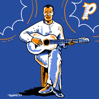 portrait of willie brown with guitar