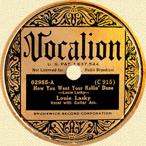 louis lasky vocalion record