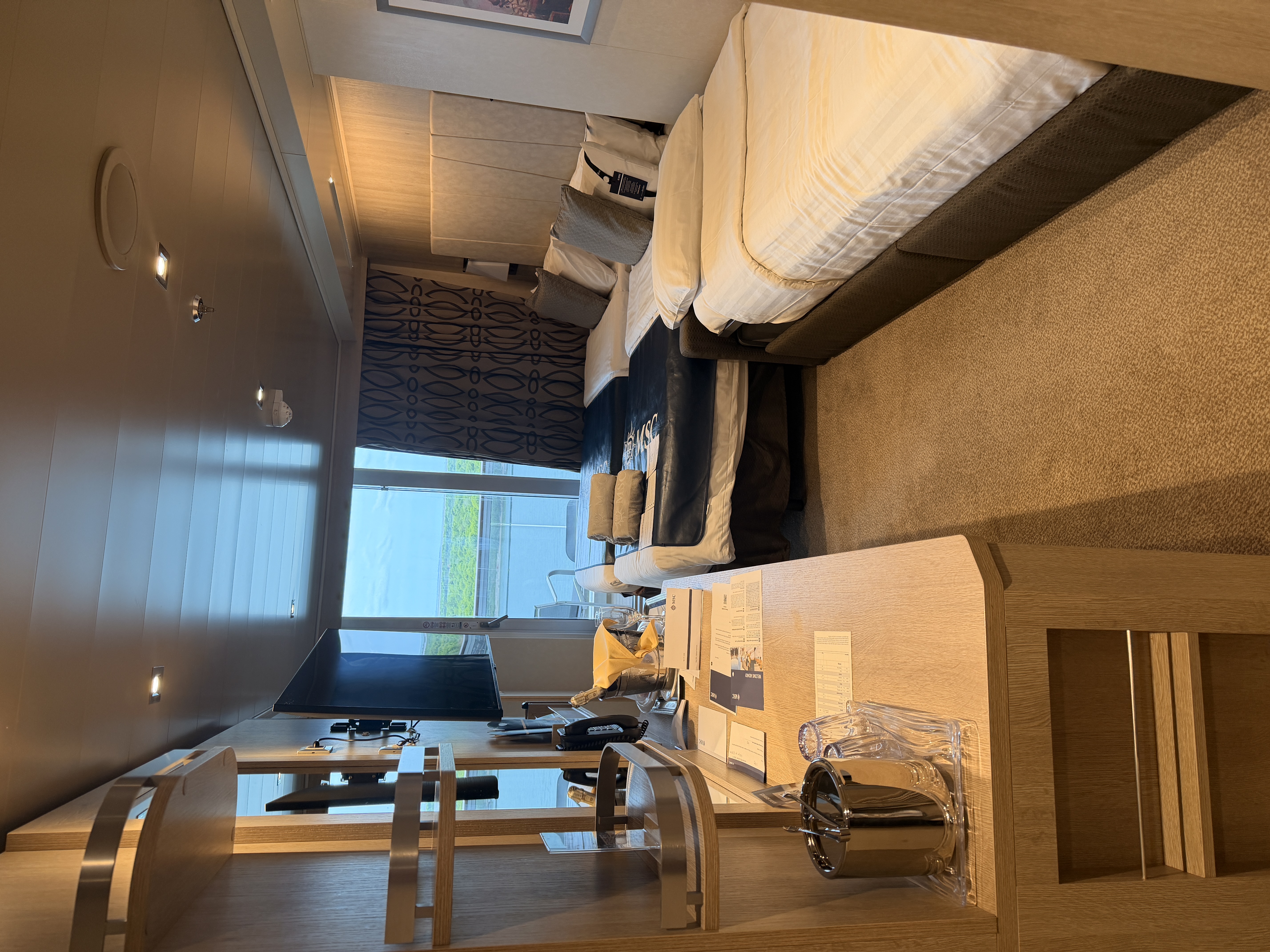MSC Seascape ocean view balcony cabin