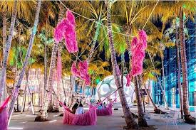 Miami Design District art installation or luxury boutique