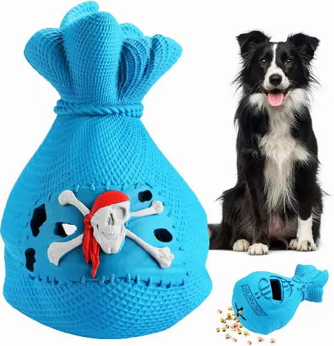 Mateeylife Treat Dispensing Dog Toys, Dog Enrichment Toys, Durable Dog Chew Toys for Aggressive Chewers, Puzzle Toys for Dogs to Keep Them Busy, Interactive Dog Toys for Puppy Medium Large Dogs - Image 1