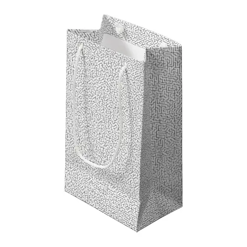 Infinite Maze Gift Bag - White - Small - Image 1