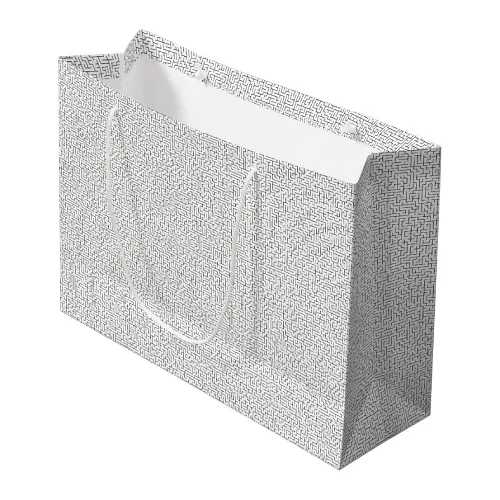 Infinite Maze Gift Bag - White - Large - Image 1