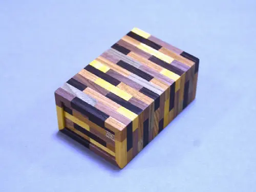 "Hit Box B" Limited Edition Japanese Puzzle Box Designed by Hideto Satou - Image 1