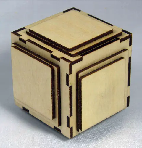 Chinese Torture Puzzle Box (Self Assembly Kit) - Image 1