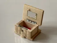 SMALL Romanian Secret Puzzle Box (Natural Wood)
