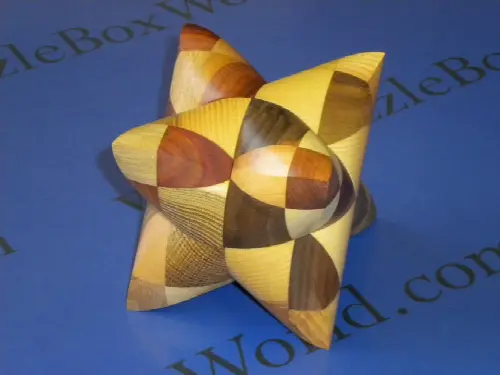 Dual Tetrahedron 3 Interlocking Puzzle VW - Image 1