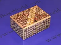 4 Sun 4 Step Yosegi Japanese Puzzle Box