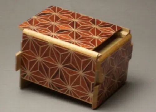 2 Sun 10 Step Akaasa Japanese Puzzle Box - Image 1