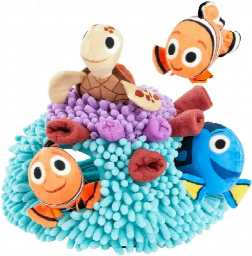 Finding Nemo'S Anemone Hide & Seek Puzzle Plush Squeaky Dog Toy - Image 1