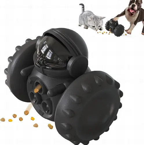 Dog Food Toy Interactive, Food leaker Dog Toy, Interactive Cat Treat Toy, Robot Violent Dog Food Dispenser Treat Toy, Dog Cat Food Puzzle Feeder, Slow Feeder Cat Treat Puzzle Toys - Image 1