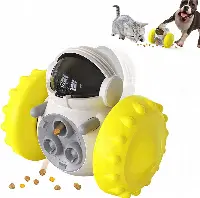 Dog Food Toy Interactive, Food leaker Dog Toy, Interactive Cat Treat Toy, Robot Violent Dog Food Dispenser Treat Toy, Dog Cat Food Puzzle Feeder, Slow Feeder Cat Treat Puzzle Toys