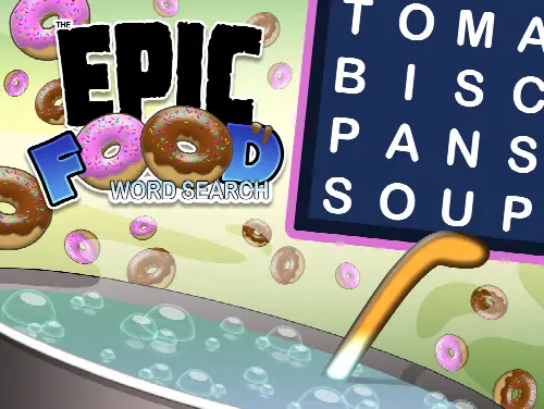 Epic Food Word Search - giant wordsearch puzzle (ad-free) - Image 1