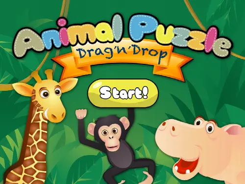Animal Puzzle - Drag 'n' Drop - Image 1