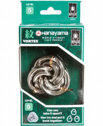 Hanayama Level 5 Cast Puzzle - Vortex - Image 1