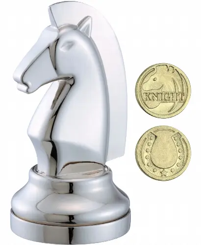 Hanayama Level 2 Cast Chess Puzzle - Knight - Image 1