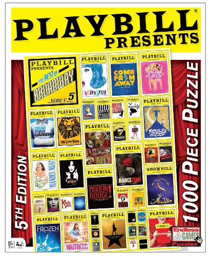 Playbill - Best of Broadway Jigsaw Puzzle - 1000 Piece - Image 1