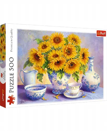 Jigsaw Puzzle Sunflowers, 500 Piece - Image 1