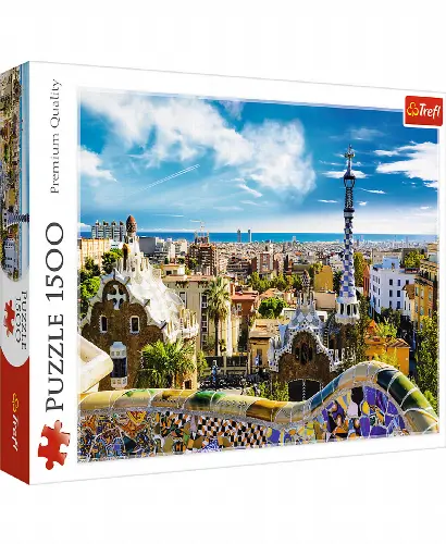 Trefl Jigsaw Puzzle Park Guell, 1500 Pieces - Image 1