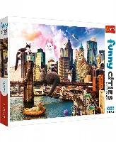 Trefl Jigsaw Puzzle Cats in New York, 1000 Pieces