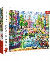 Trefl Jigsaw Puzzle Amsterdam Canal, 1500 Pieces