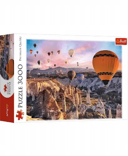 Trefl Balloons Over Cappadocia Jigsaw Puzzle, 3000 Piece - Image 1