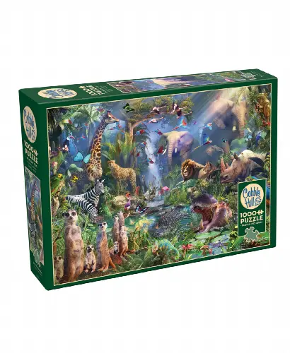 Cobble Hill: Into The Jungle 1000 Piece Jigsaw Puzzle - Image 1