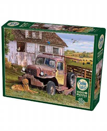 Cobble Hill Puzzle Company Summer Truck Jigsaw Puzzle - 1000 Piece - Image 1