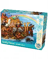 Cobble Hill Puzzle Company Family Pieces Jigsaw Puzzle - Voyage of the Ark - 350 Piece
