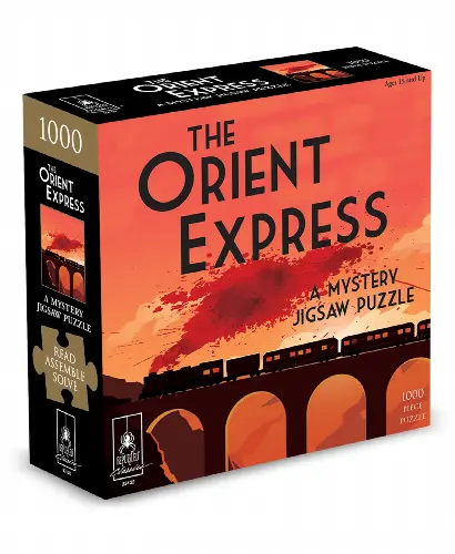 BePuzzled The Orient Express Classic Mystery Jigsaw Puzzle - 1000 Piece - Image 1