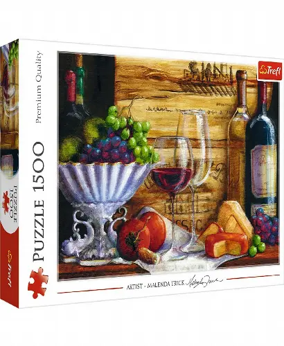 Trefl Jigsaw Puzzle in The Vineyard by Malenda Trick, 1500 Pieces - Image 1