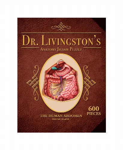 Genius Games Dr. Livingston's Human Anatomy Jigsaw Puzzles - The Human Abdomen - Image 1