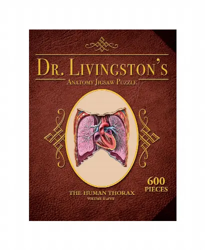 Genius Games Dr. Livingston's Human Anatomy Jigsaw Puzzles - The Human Thorax - Image 1