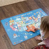Giant 100 Piece USA Map Puzzle