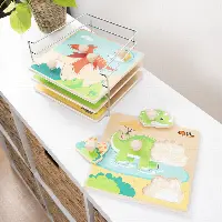 Dino Friends Jumbo Grasping Puzzles Set of 4