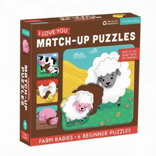 Match-Up Puzzle - Farm Babies - Image 1