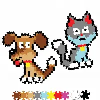 Jixelz 700 pc Set - Playful Pets