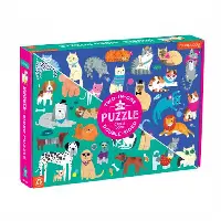 Cats and Dogs 100 Piece Double-Sided Puzzle