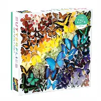 500 Piece Puzzle - Rainbow Butterflies