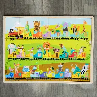 Alphabet Express 24-Piece Wooden Puzzle