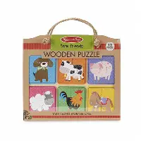 Natural Play Wooden Puzzle - Farm Friends