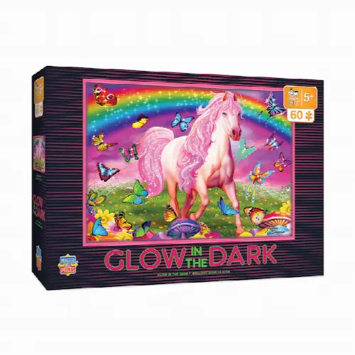 Glow in the Dark Rainbow World Puzzle - Image 1