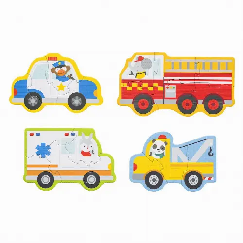 Beginner Puzzle - Rescue Vehicles - Image 1