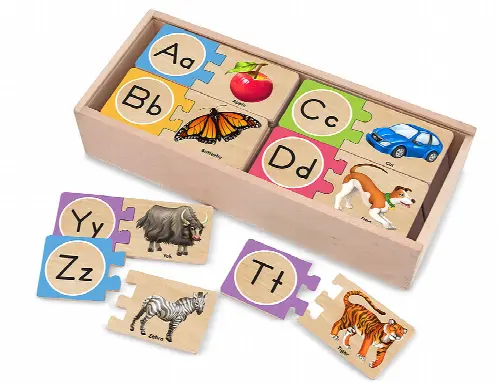 Alphabet Wooden Puzzle Cards - Image 1